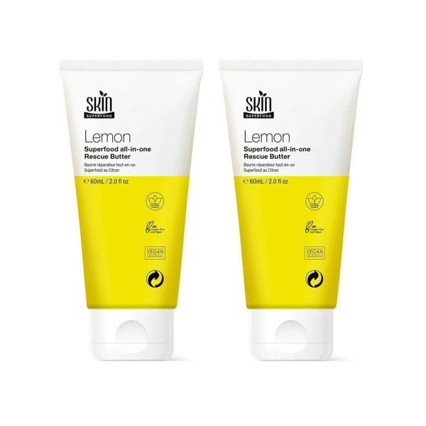 Skin Superfood Lemon Superfood Rescue Butter 60ml Twin Value Savings Pack