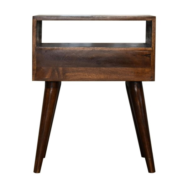 Artisan Furniture Solid Wood Modern Chestnut Solid Wood Bedside