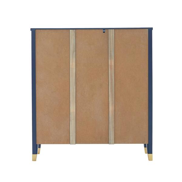 Cabinet Bits Palazzi  Low Bookcase Blue H97 W89 D25cm