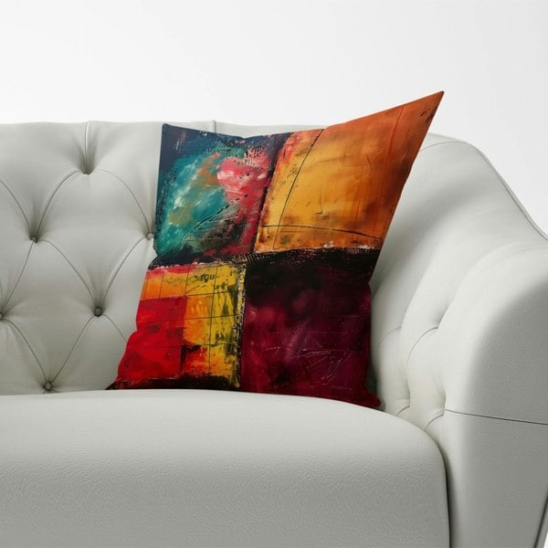 Warren Reed Quadrant Fusion: Colours In Conflict Cushions