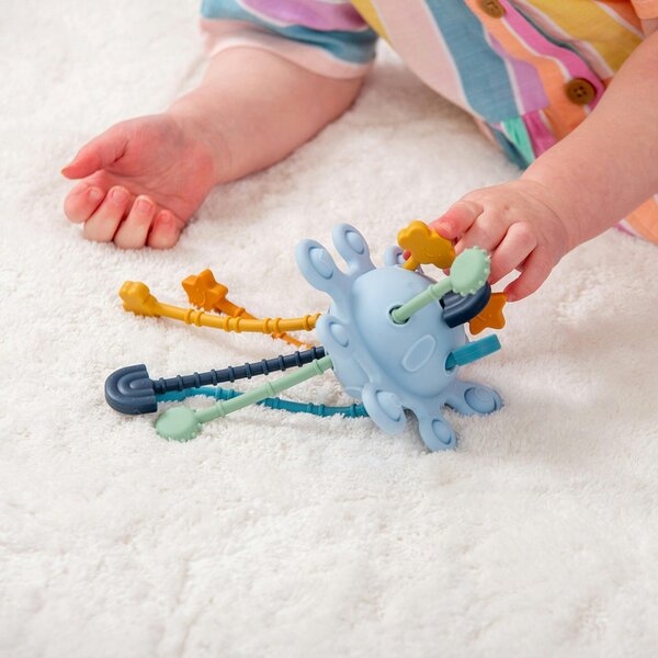 tickit Silisoft Zip Pull Toy (Neutral)