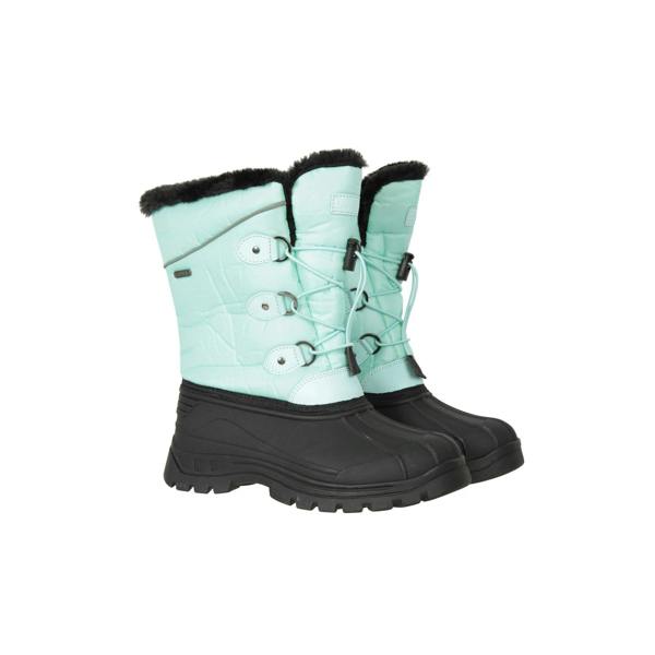 Mountain Warehouse Childrens/Kids Whistler Adaptive Snow Boots - Light Blue - 