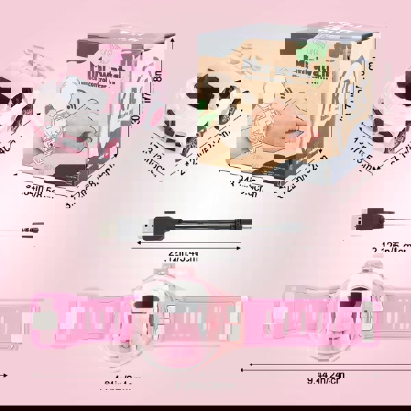 deAO Toys Pink Watch-Controlled Remote Control Car – Wearable RC Toy for Kids Ages 3+ Durable & Fun Gift for Birthdays and Holidays