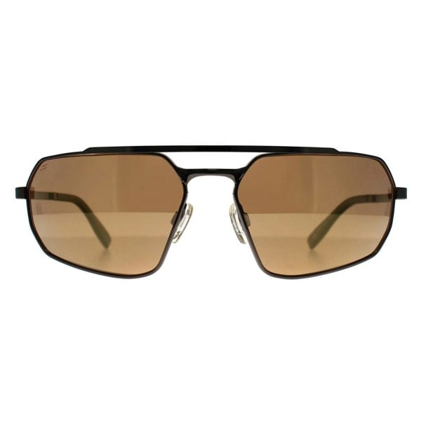 Serengeti Sunglasses Hinkley SS570002 Shiny Gunmetal Saturn Polarized Drivers Gold Photochromic