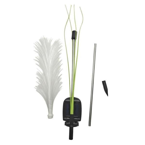 Milagro Fiber Solar Lamp 3000K Ip44 White + Green