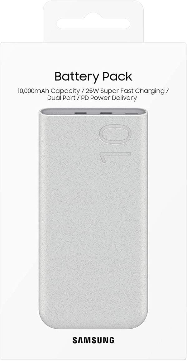 Samsung 25W Beige Dual USB C Battery Pack 10000 mAh - EB-P3400XUEGEU