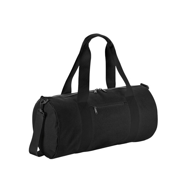 Bagbase Original Barrel Duffle Bag - Black/Black