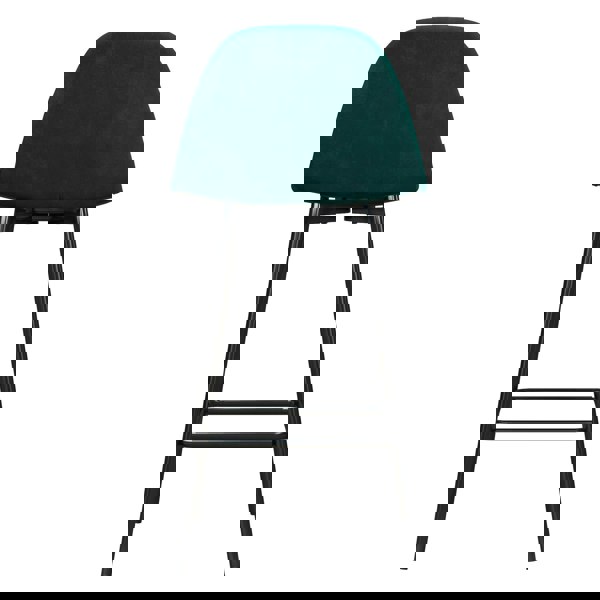 Dorel Home Calvin Counter Stool in Velvet Grey