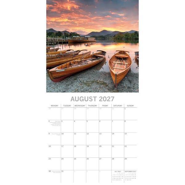 Cumbria Calendar 2027, Wall Calendars, Month To View, Travel, Gift