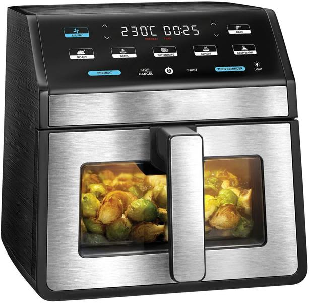 Dyzi Digital Air Fryer 7.6L Touch Control Large Capacity Black