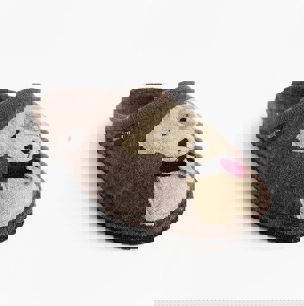 Haflinger RUDI Womens Slippers Brown