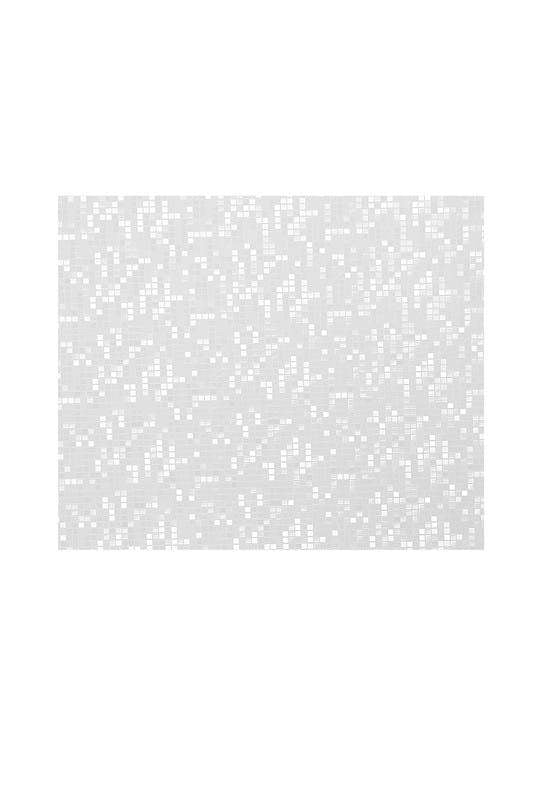 Living and Home 200x61cm Self-Adhesive 3D Embossed Small Mosaic Window Film - Frosted Privacy PVC Sticker for Glass Doors & Bathroom