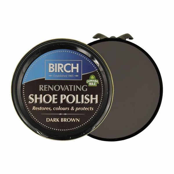 BIRCH Renovating Shoe Polish - Restores Colour and Nourishes Leather 50ml