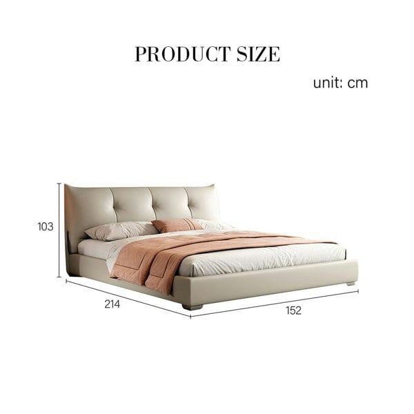 Rit Concept Arjun King Size Superking Size Bed, Leather