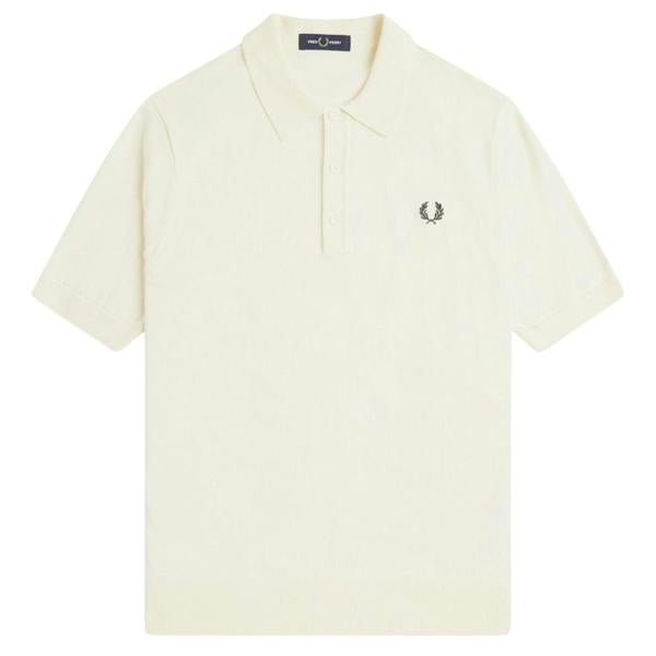Fred Perry Cotton Knitted Polo Shirt