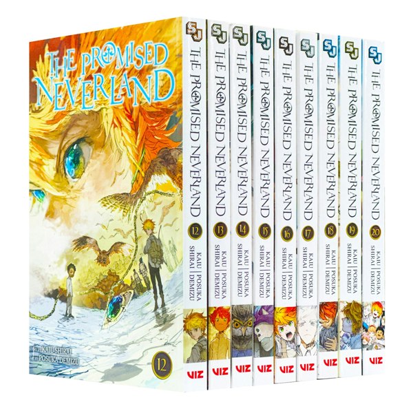 The Promised Neverland Volume 12,13,14,15,16,17,18,19,20 Collection 9 Books Set