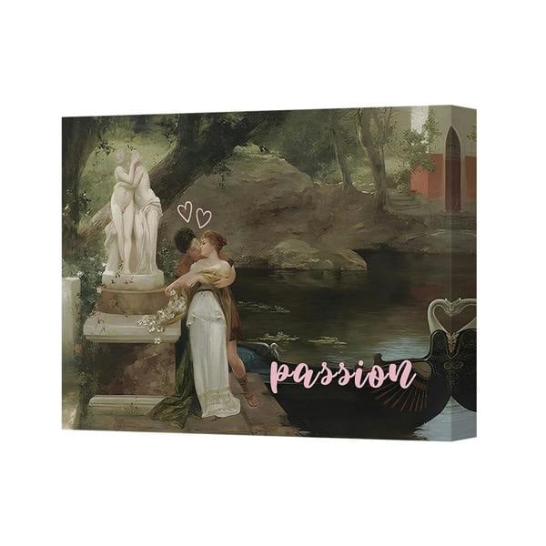 Benjamin Tate Design Romantic Canvas Art Print Passion UK Made Gallery Wrapped Canvas