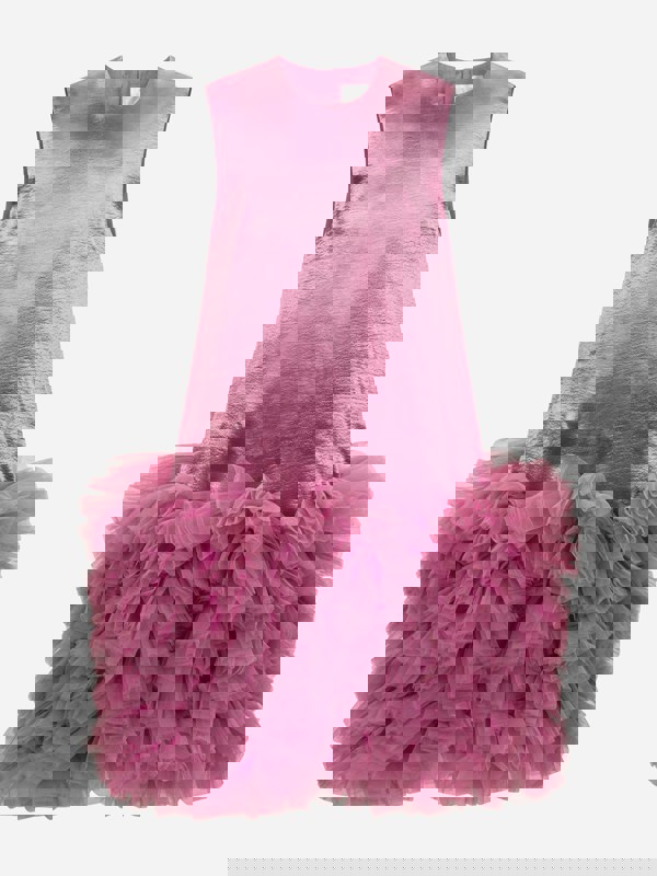 Maison Ava Girls Occasion Dress in Pink