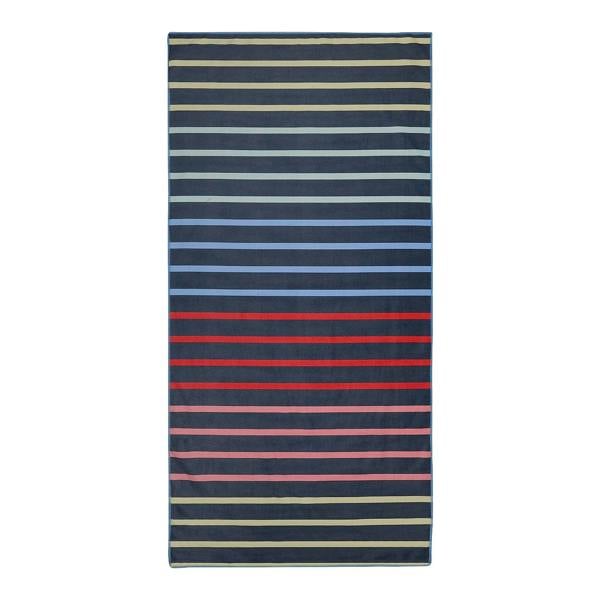 Regatta Multi Stripe Beach Towel - Navy