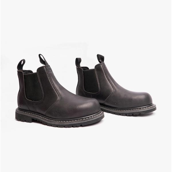 Amblers Safety FS5 Leather Safety Boots Safety Boots   in  Black