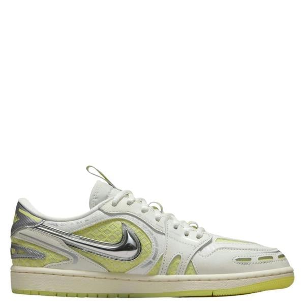 Air Jordan 1 Low Method of Make V3 Sail Luminous Green Womens Trainers UK 4