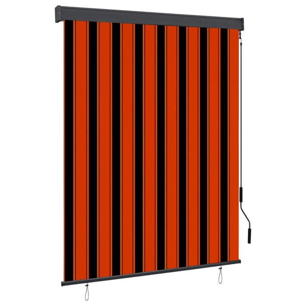 Berkfield Outdoor Roller Blind 140x250 cm Orange and Brown