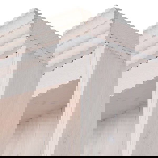 Dorel Home Anita Wall Unit D in White Lacquer