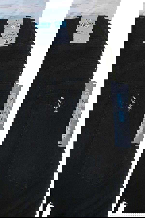 Paulo Due Womens Pull On Denim Capri Shorts