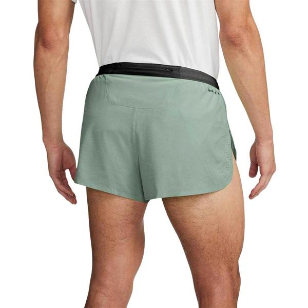 Nike Mens Aero 2 in 1 Running Shorts - Green - 