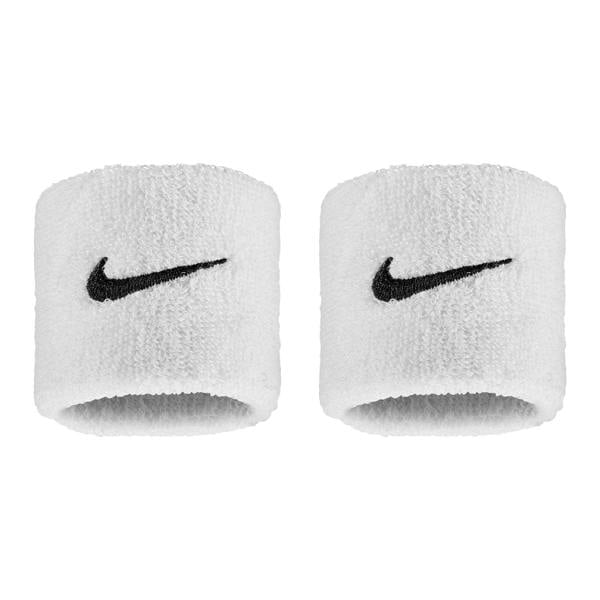 Nike Classic Swoosh Wristband (Pack of 2) - White/Black - 