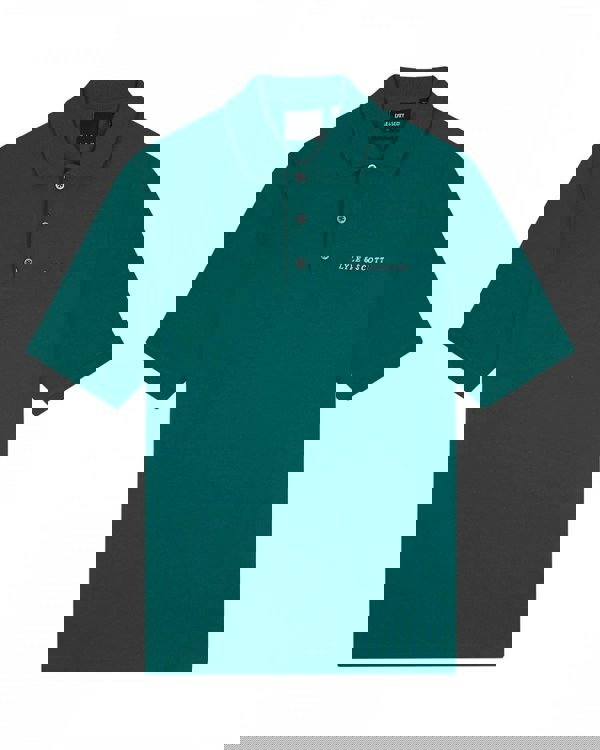 Lyle & Scott Embroidered Mens Polo Shirt - X154 Court Green