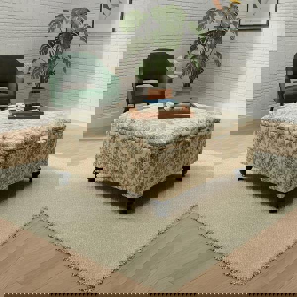 Luxury Large Footstool Ottoman with Hidden Storage - ISTOOLS