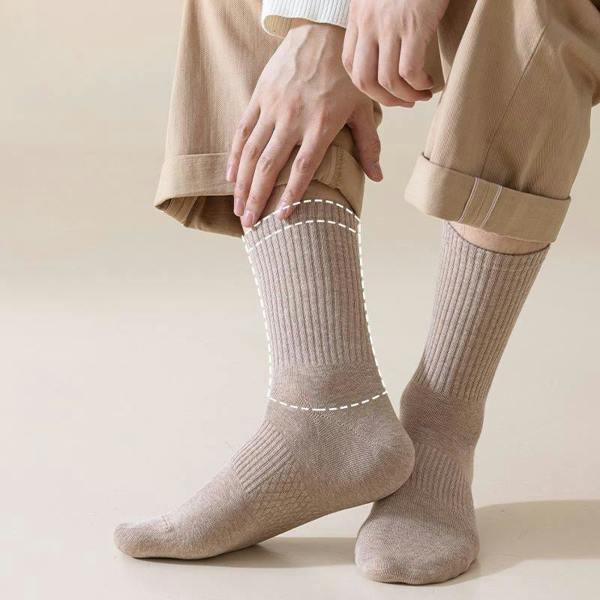 Anniou Men's Boneless Cotton Socks