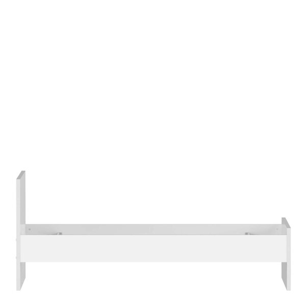Wyld Haus Budapest 3ft Single White Wooden Bed Frame