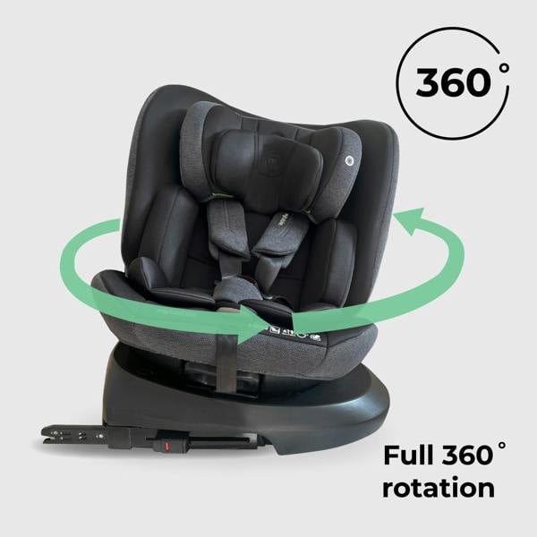 My Babiie MBCS200 i-Size (40-150cm) Spin Car Seat - Black
