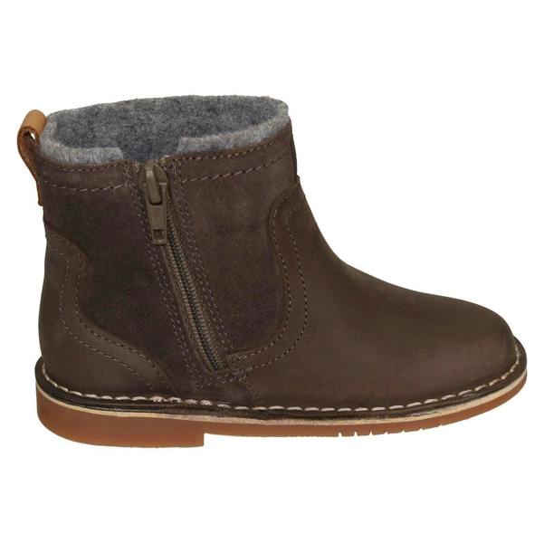 Clarks Girls Clarks Zip Up Ankle Boots Comet Frost