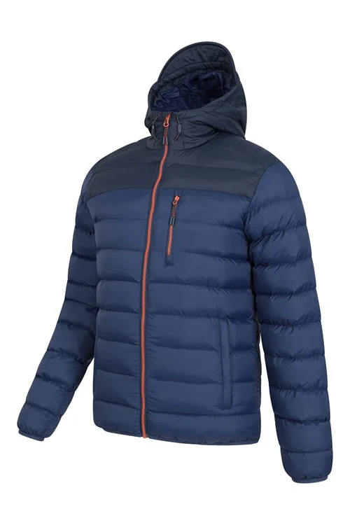 Mountain Warehouse Mens Link Padded Jacket - Blue