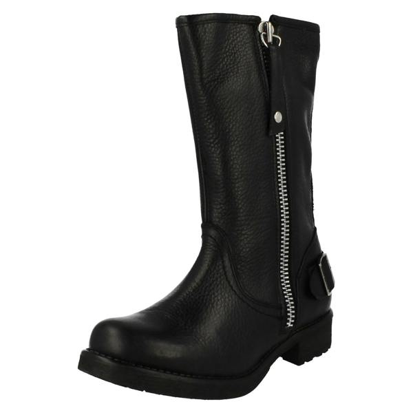Harley Davidson Ladies Harley Davidson Mid Calf Biker Boots Baisley
