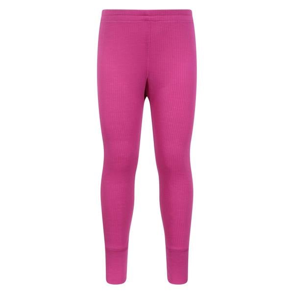 Mountain Warehouse Childrens/Kids Talus Plain Base Layer Set - Bright Pink - 