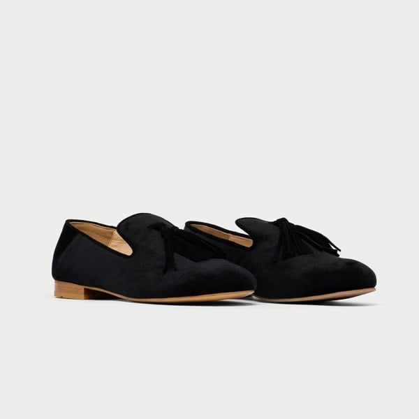 Calla Freya Shoes - Black Velvet