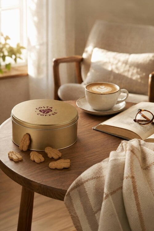 Costa Coffee Gingerbread Mini Biscuit Gift Tin 300g