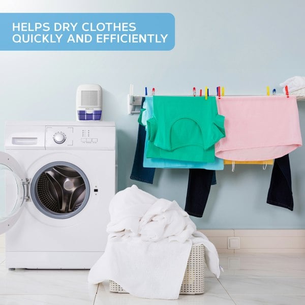 MONHOUSE 1500ml Dehumidifier - Portable and Compact Electric Moisture Absorber