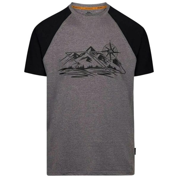 Trespass Mens Fullmer Mountain T-Shirt - Grey Marl