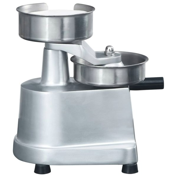 Berkfield Hamburger Press Machine with 500 Patty Papers Aluminium 10 cm