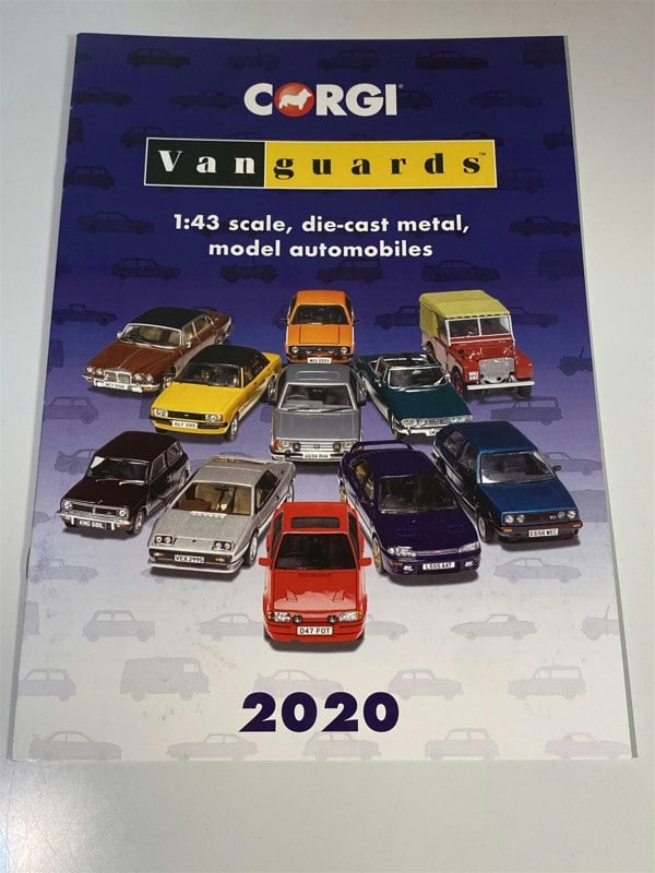Corgi Vanguards 2020 Catalogue A4 Size New