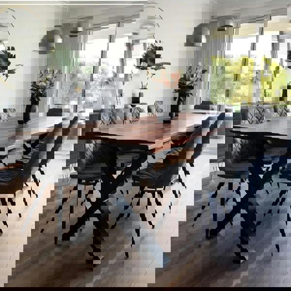 Elegant Sapele Dining Table - TRL Handmade Furniture