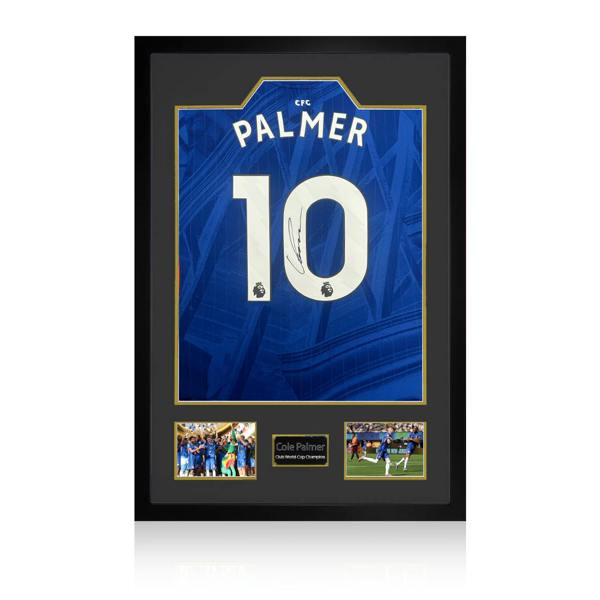 Cole Palmer Signed Chelsea 25/26 Club World Cup Champion Shirt Premium Frame