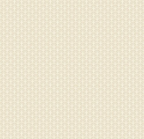Hoopla Walls Shell Fan - Linen 10m Wallpaper