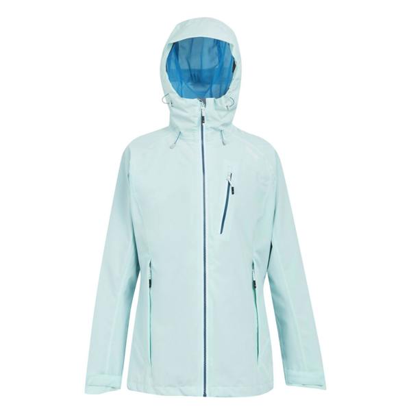Regatta Womens/Ladies Birchdale Shell Waterproof Jacket - Bleached Aqua