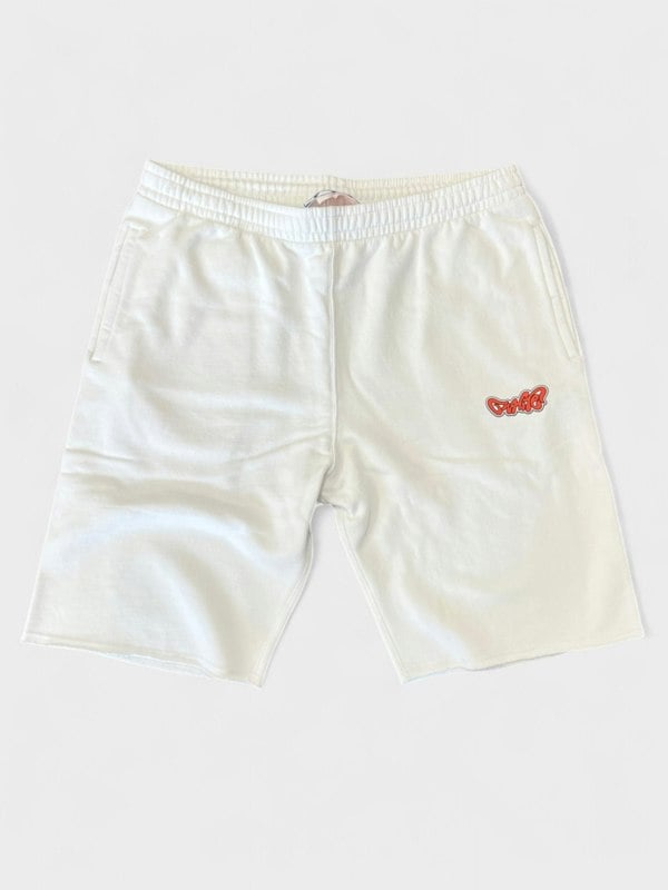 Off - White Arrow Sticker Sweatshorts White - Supplied FashionOff - White